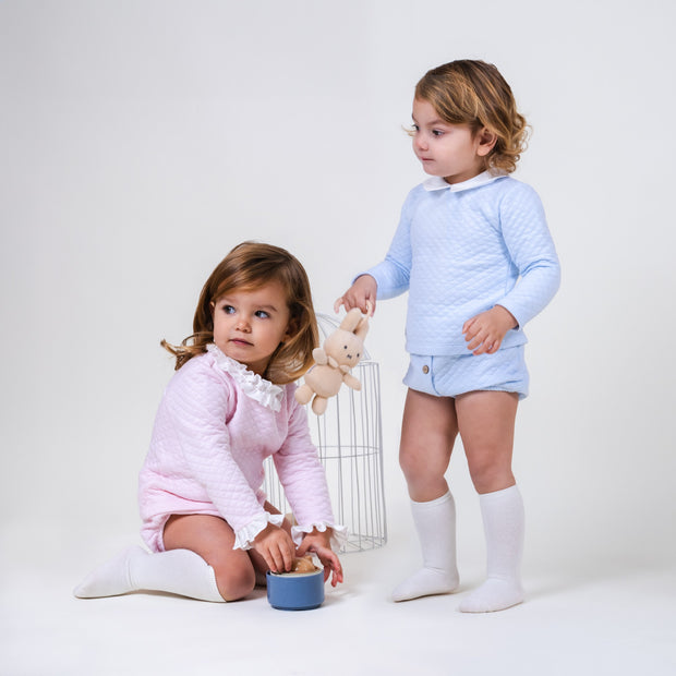 Baby Pink Top & Bloomers