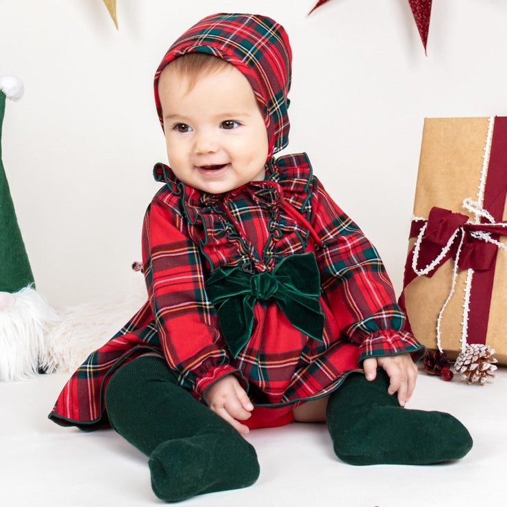 Red & Green tartan Dress