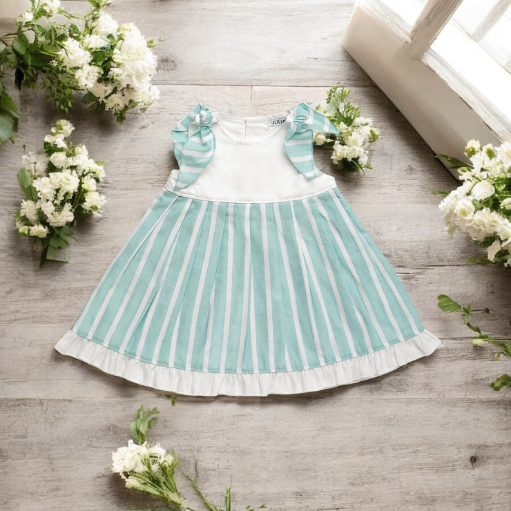 Mint & White Stripe Dress