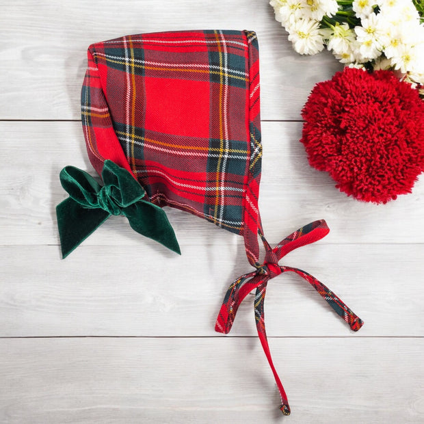 Red & Green Tartan Bonnet