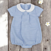 Rapife Blue & White Romper front