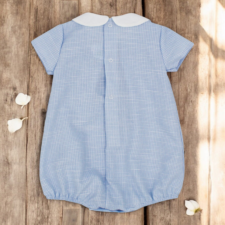 Rapife Blue & White Romper rear