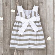 Rapife Camel & White Stripe Dress 4