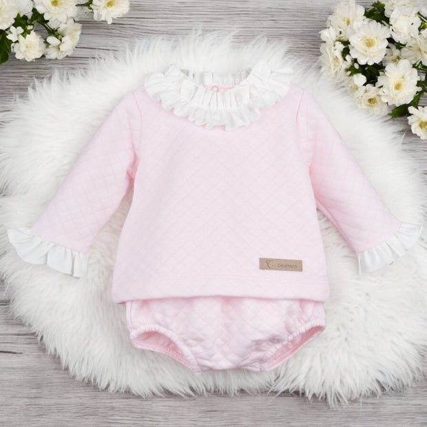 Baby Pink Top & Bloomers