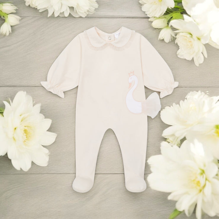 Peach Queen Goose Sleepsuit