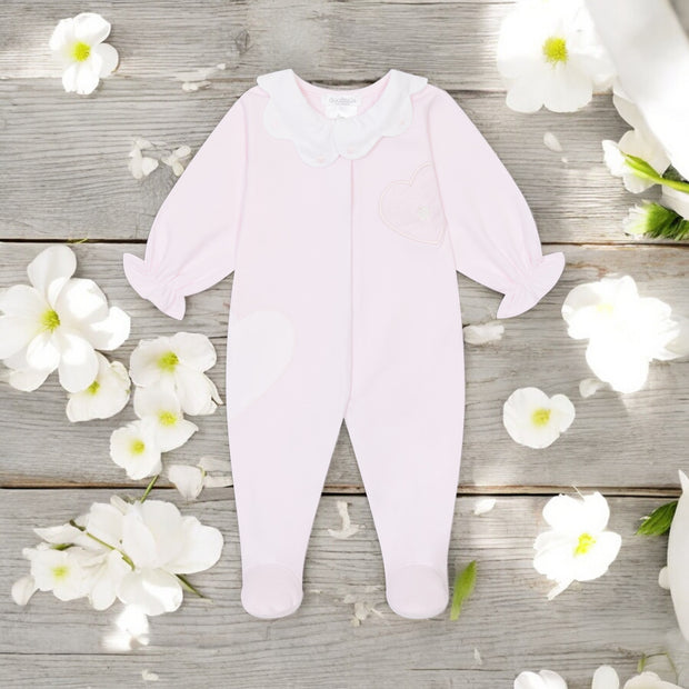 Pink Heart Sleepsuit