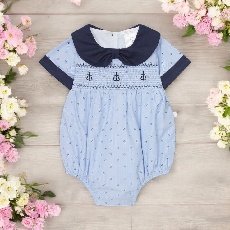 Deolinda Blue Sailor Romper