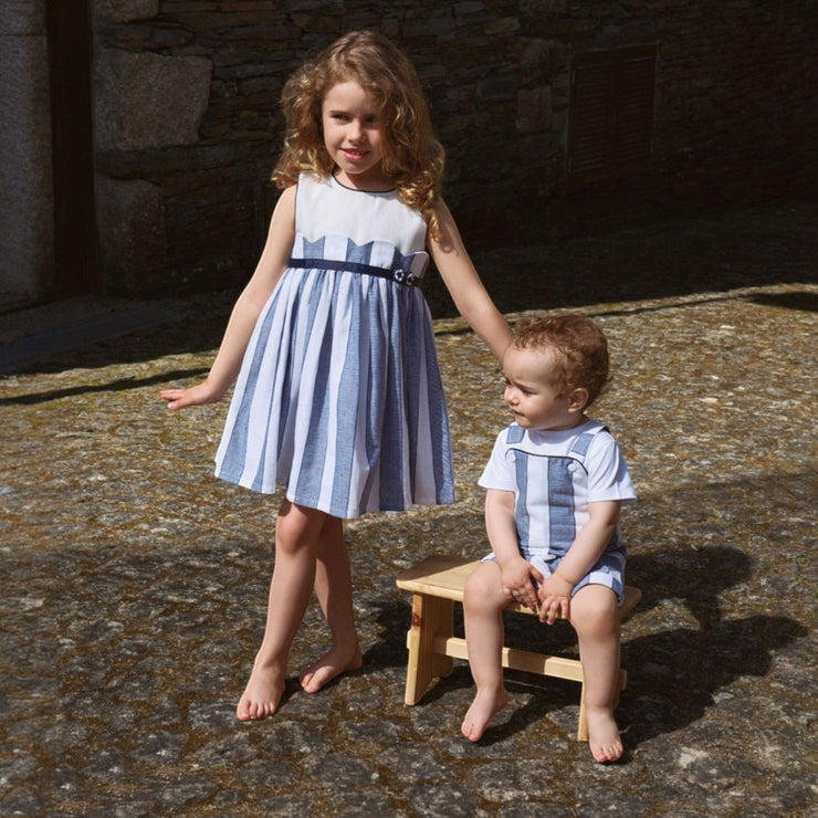 Navy & White Nautical Dress