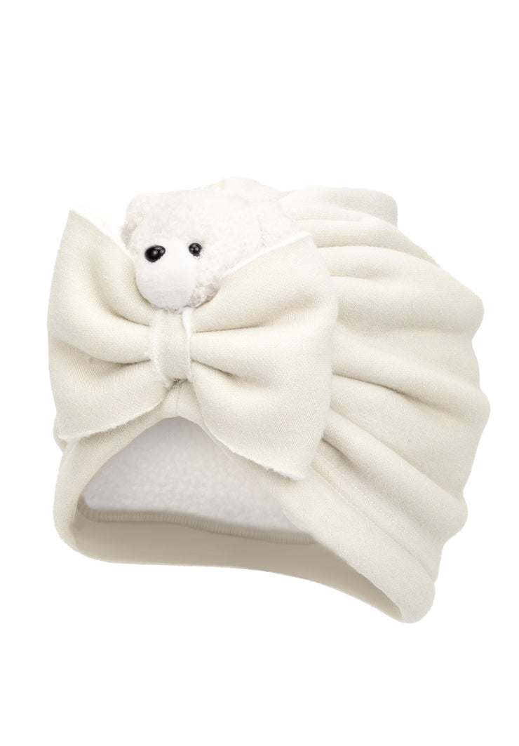 Ivory Teddy Turban