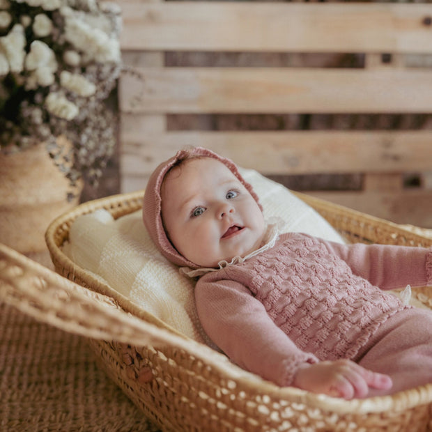 Dusky Pink Knitted Set