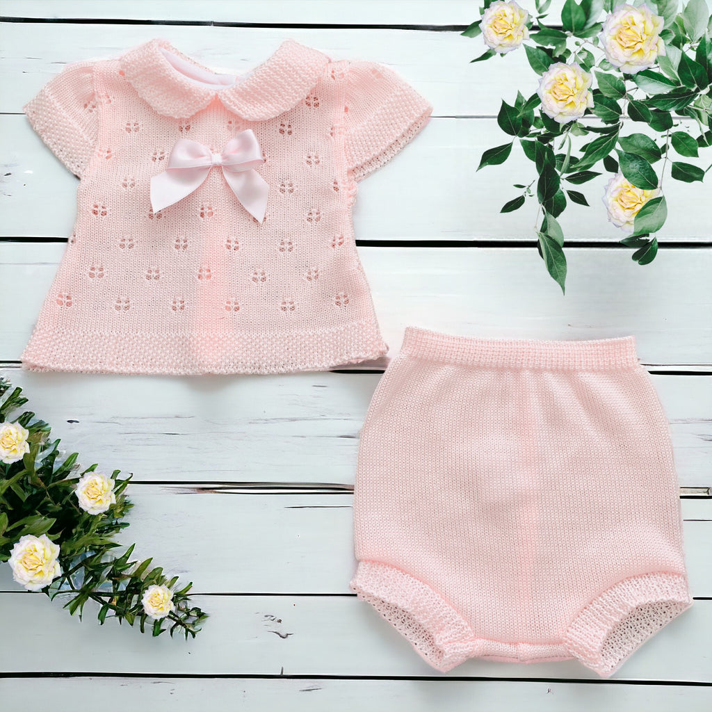 Knit sweater with ruffle trim and leggings co-ord - SETS - Newborn - Kids 