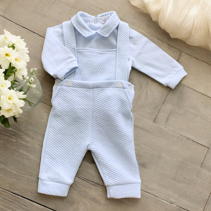 Zayden Blue Dungaree Set