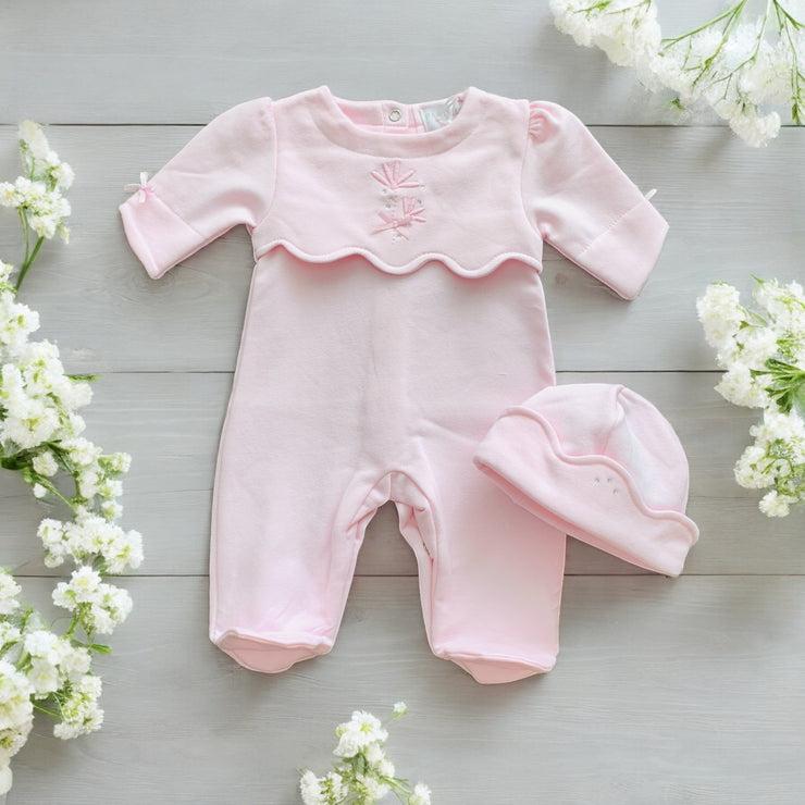 Baby Pink Zara Sleepsuit