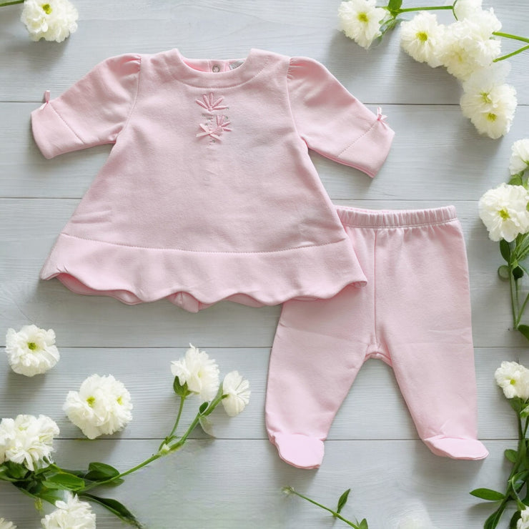 Baby Pink Zadie Top & Bottoms