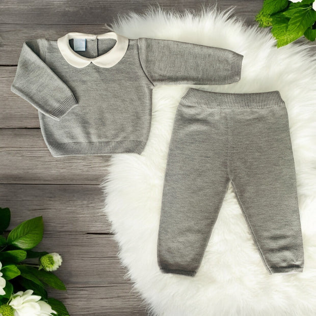 Light Peter Pan Knitted Tracksuit