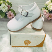 White Patent Mary Jane Shoes