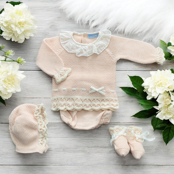 Nude & Cream Knitted Set