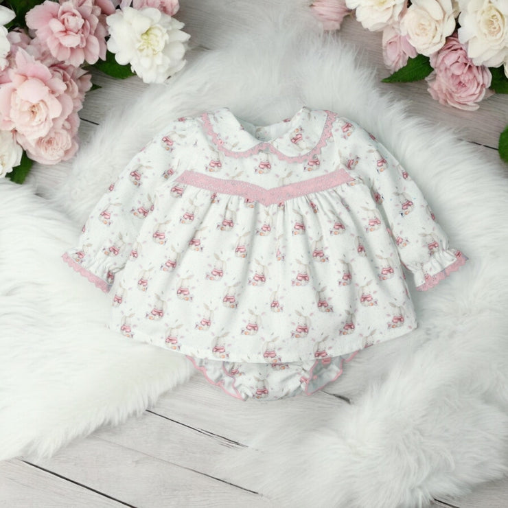 Aurora Pink Bunny Top & Bloomers