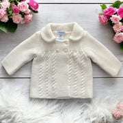 Cream Knitted Pram Coat