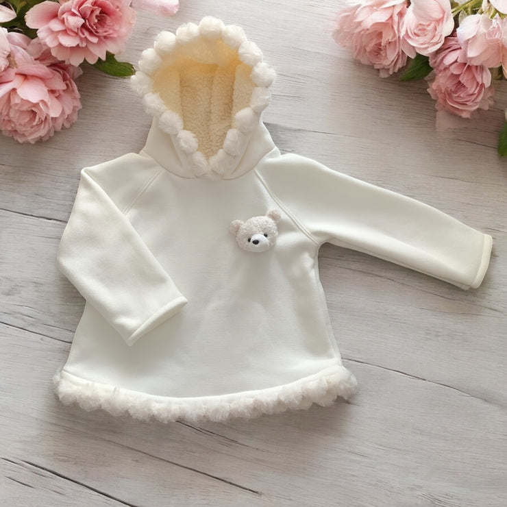 Ivory Teddy Hoodie