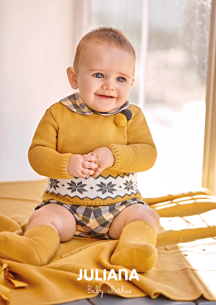 Newborn boy best sale yellow outfit