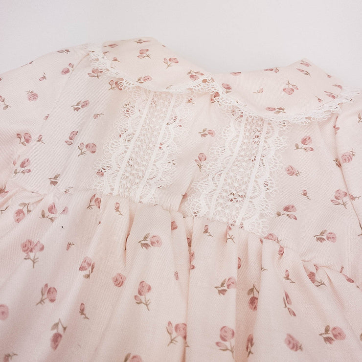 Pale Pink Floral Romper