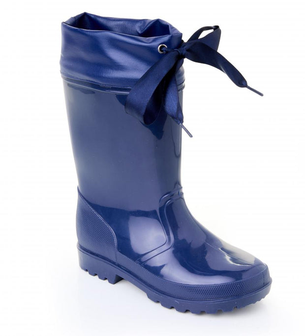 Navy Blue Welly Boot