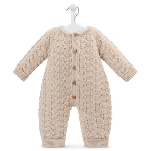 Taupe Basket Weave Onesie