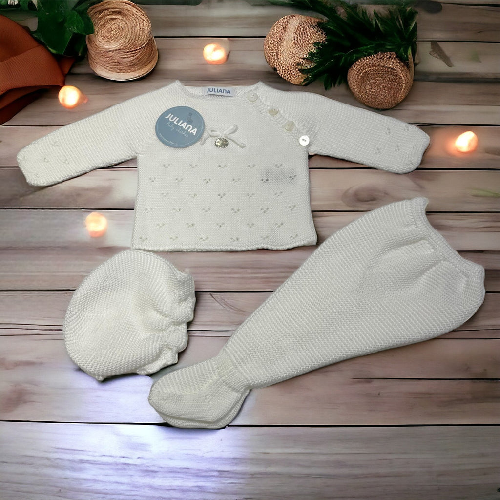 Knit sweater with ruffle trim and leggings co-ord - SETS - Newborn - Kids 