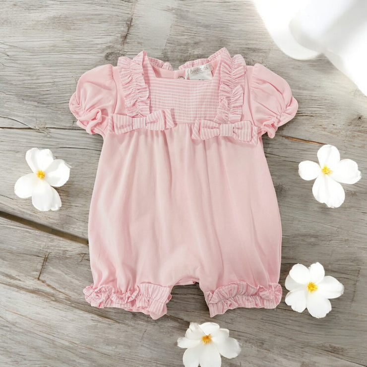 Deolinda Pink Ruffle Romper