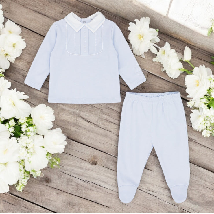 Baby Blue Aris Top & Bottoms Set