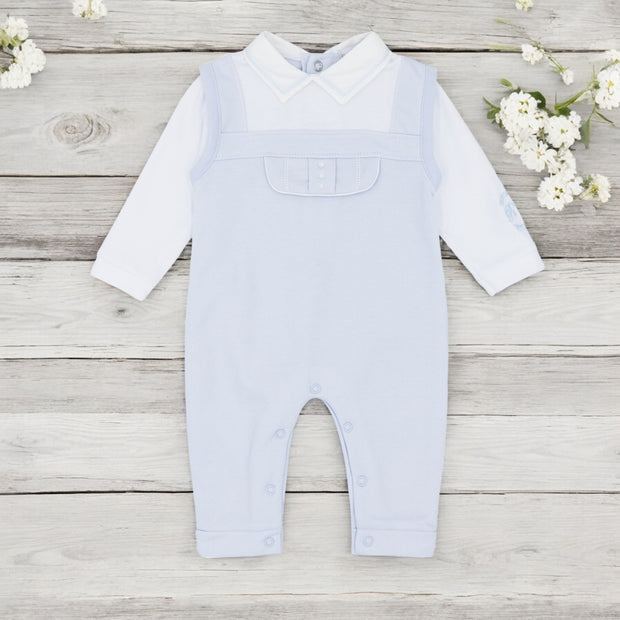 Baby Blue Albion Mock Dungaree