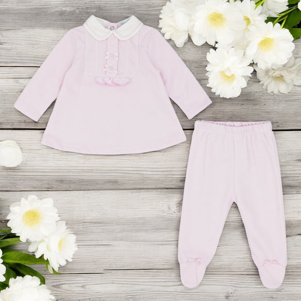 Baby Pink Audrey Top & Bottoms