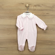 Pink Waffle Sleepsuit