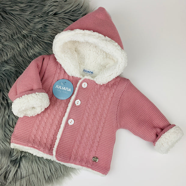 Dusky Pink Spanish Pram Coat